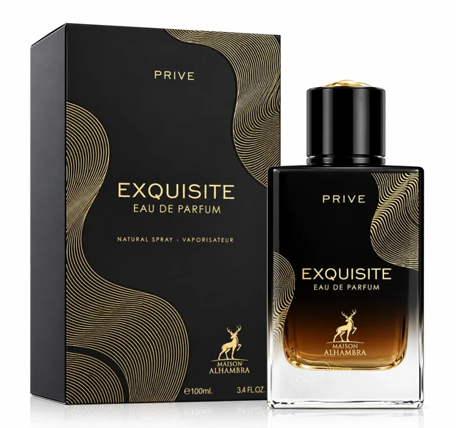 ادکلن اکسکوزیت پرایو الحمبرا مشابه ادکلن جیوانچی جنتلمن ریزرو پرایو حجم ۱۰۰ میل